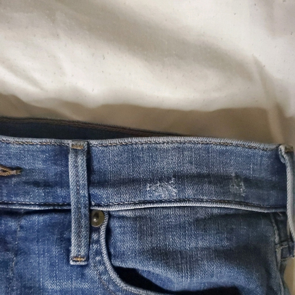 True Religion Sz 27 Blue Denim Straight Leg Womens Jeans - Picture 6 of 10